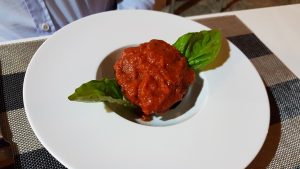 parmigiana affumicata di mare, La Barca di Mario, Chef Alessandra Moschettini, Lecce