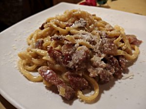 Osteria Bonelli, Tonnarelli alla gricia