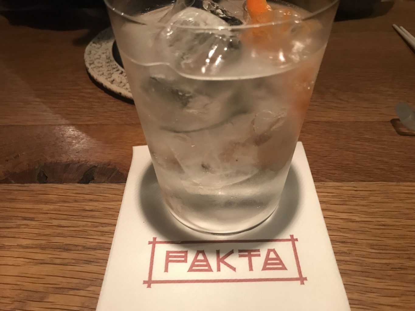 Cocktail, Sake, Pakta, Jorge Muñoz, Albert Adrià, Barcellona, Spagna, Michelin