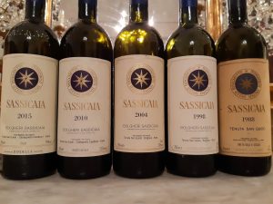Verticale di Sassicaia