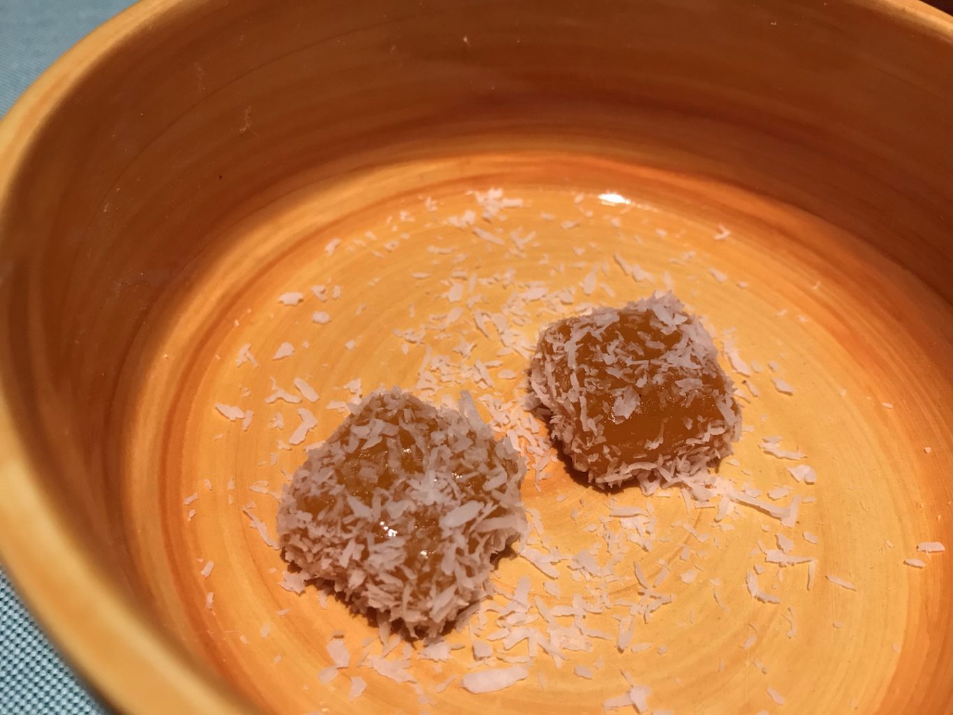 caramelle gommose servite al Ristorante El Coq