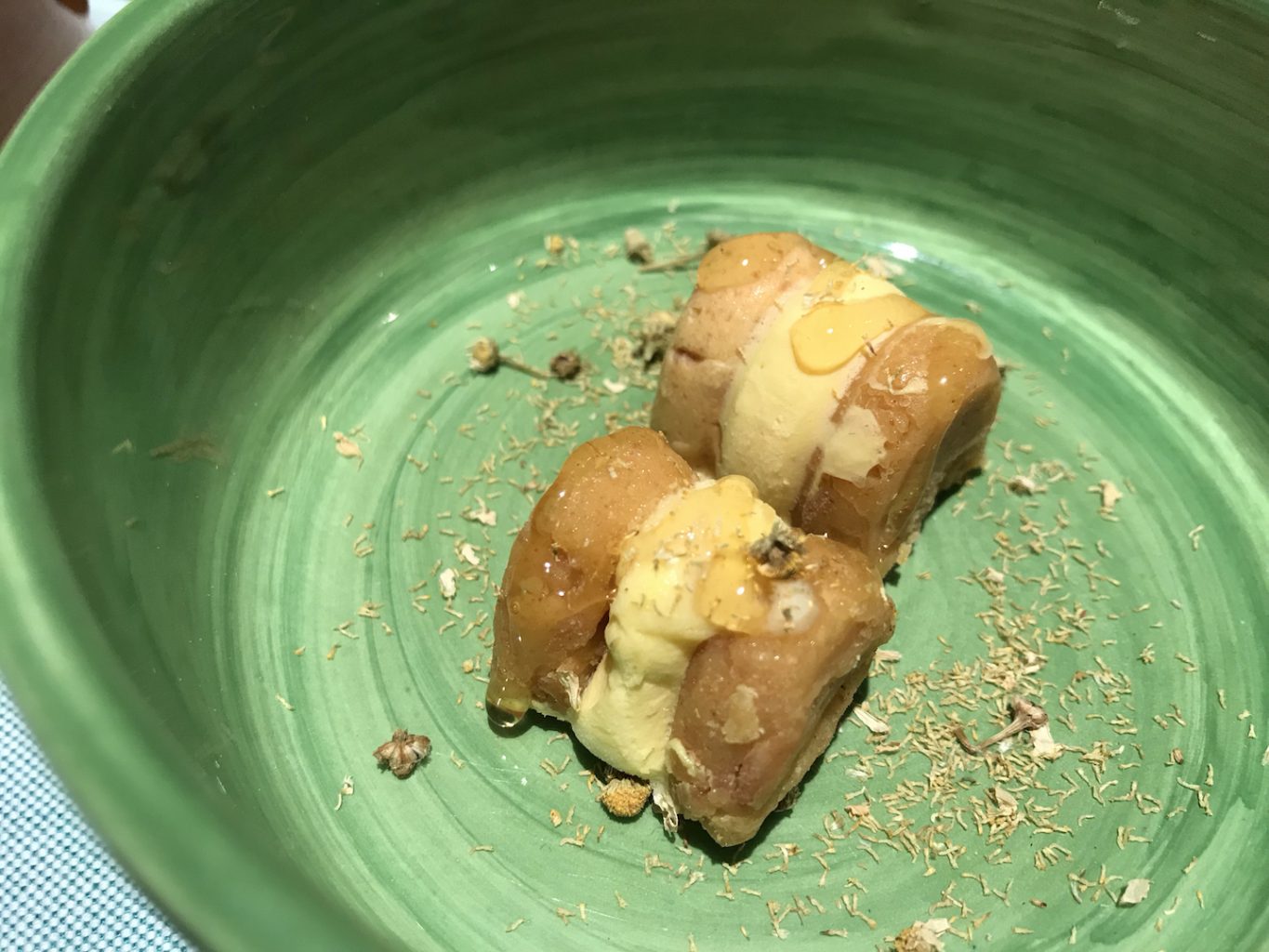 Un altro elemento della piccola pasticceria del Ristorante El Coq