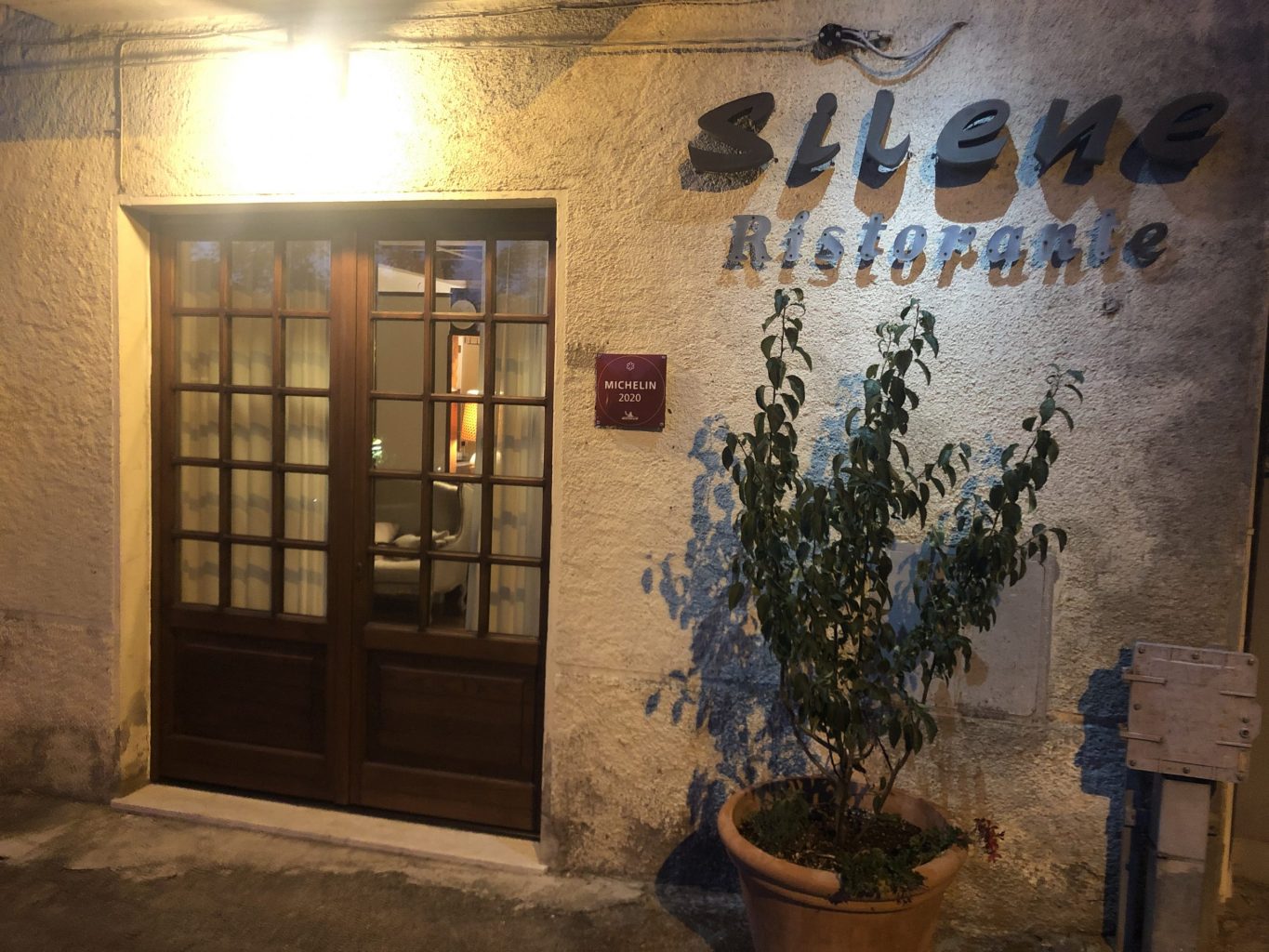 L'esterno del ristorante Silene.