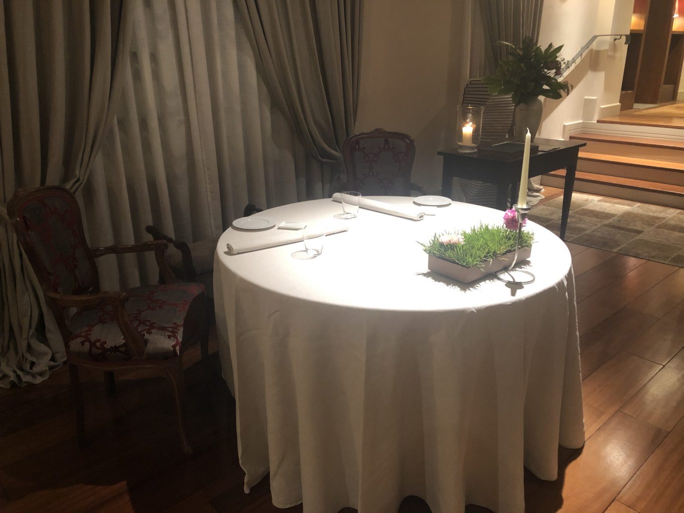 Mise en Place del ristorante Silene.