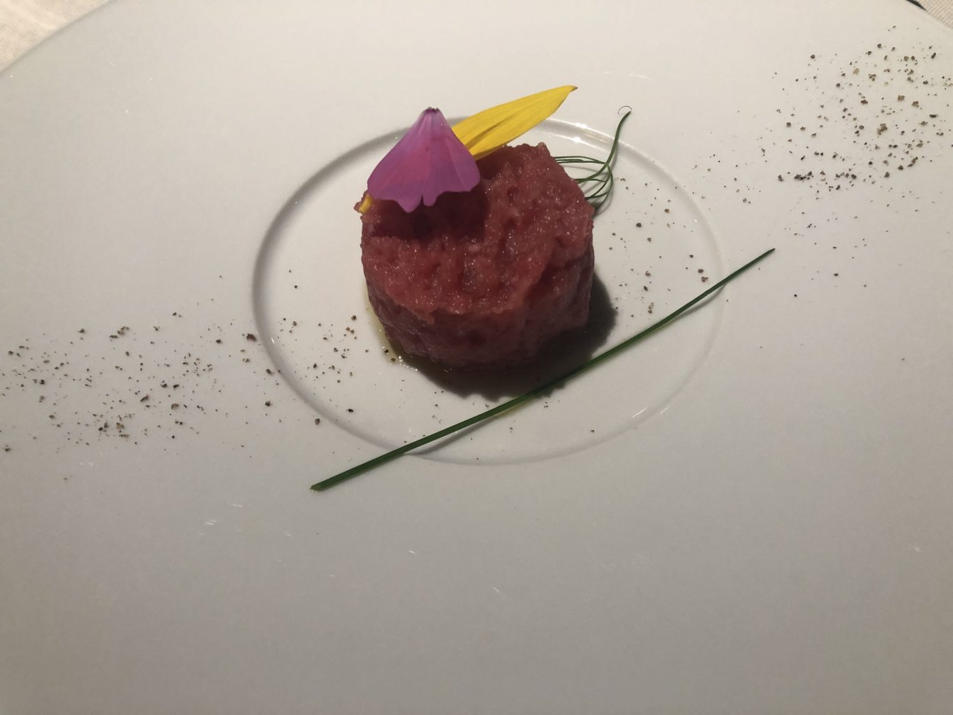 Battuta di viletto del ristorante Silene.