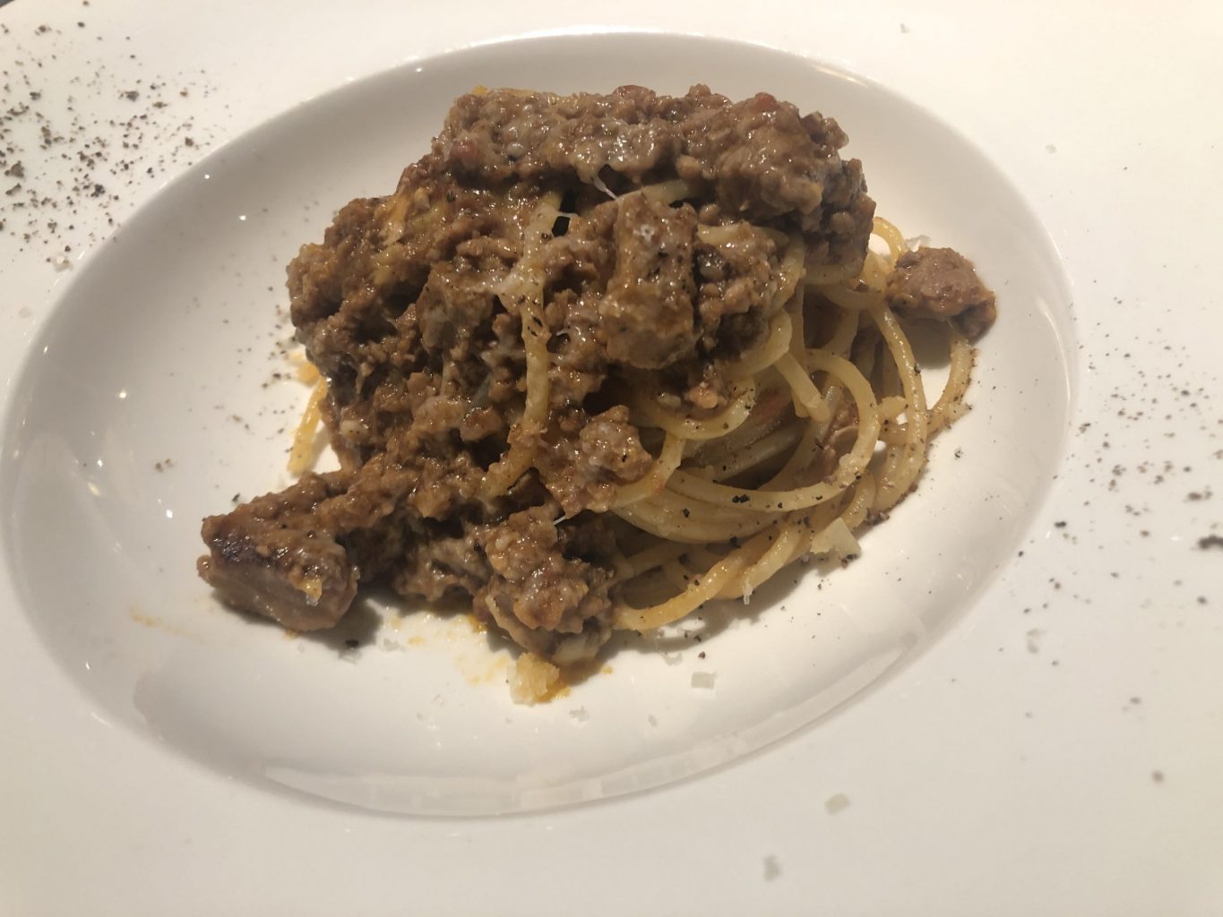 Spaghetti del ristorante Silene.