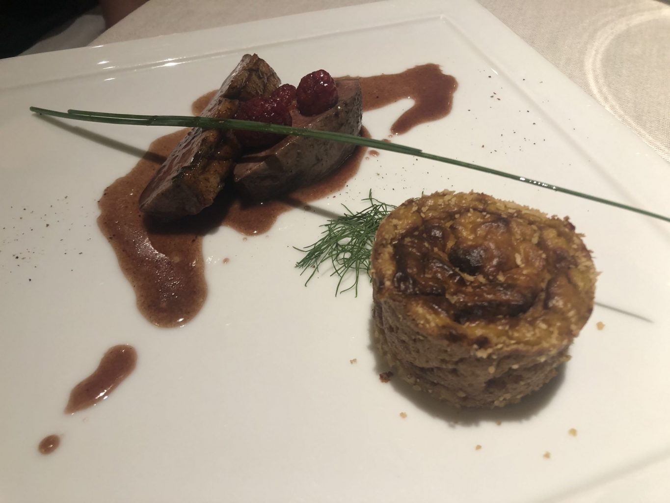 Anatra del ristorante Silene.