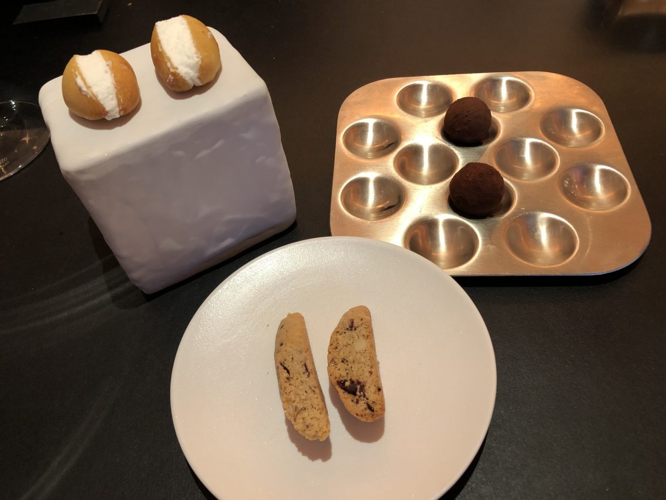Petit fours.