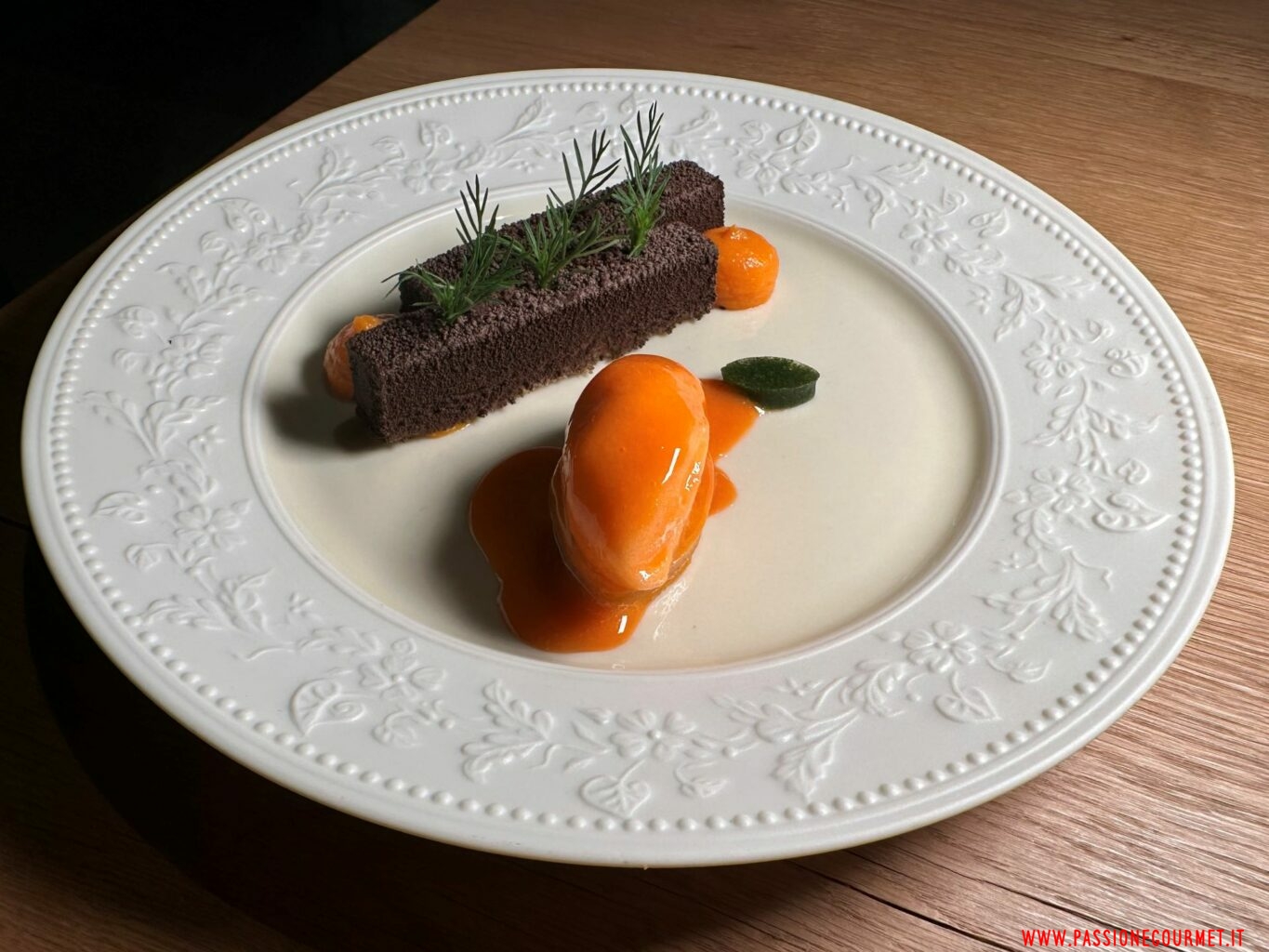 Il piatto Campo di carote di Moebius Sperimentale.