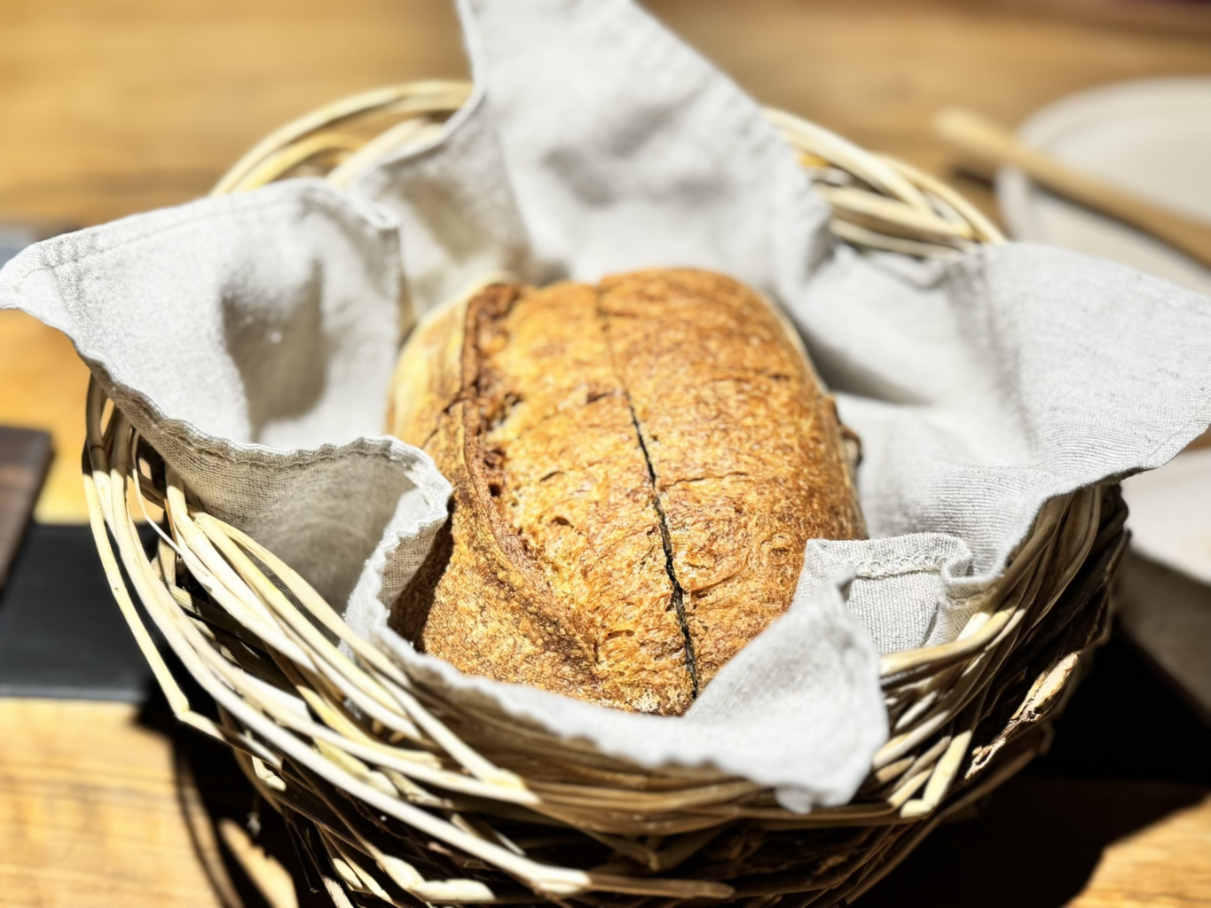 L’ottimo pane con lievito madre, farina di solina di Miranda, farina d’orzo