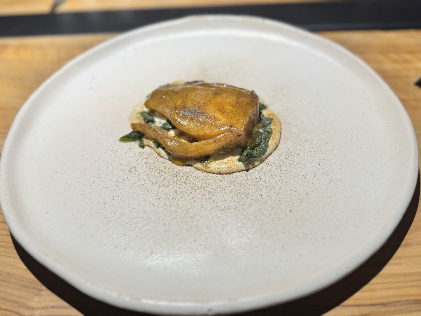 Finocchio, lattica di capra e rucola del ristorante Ausa