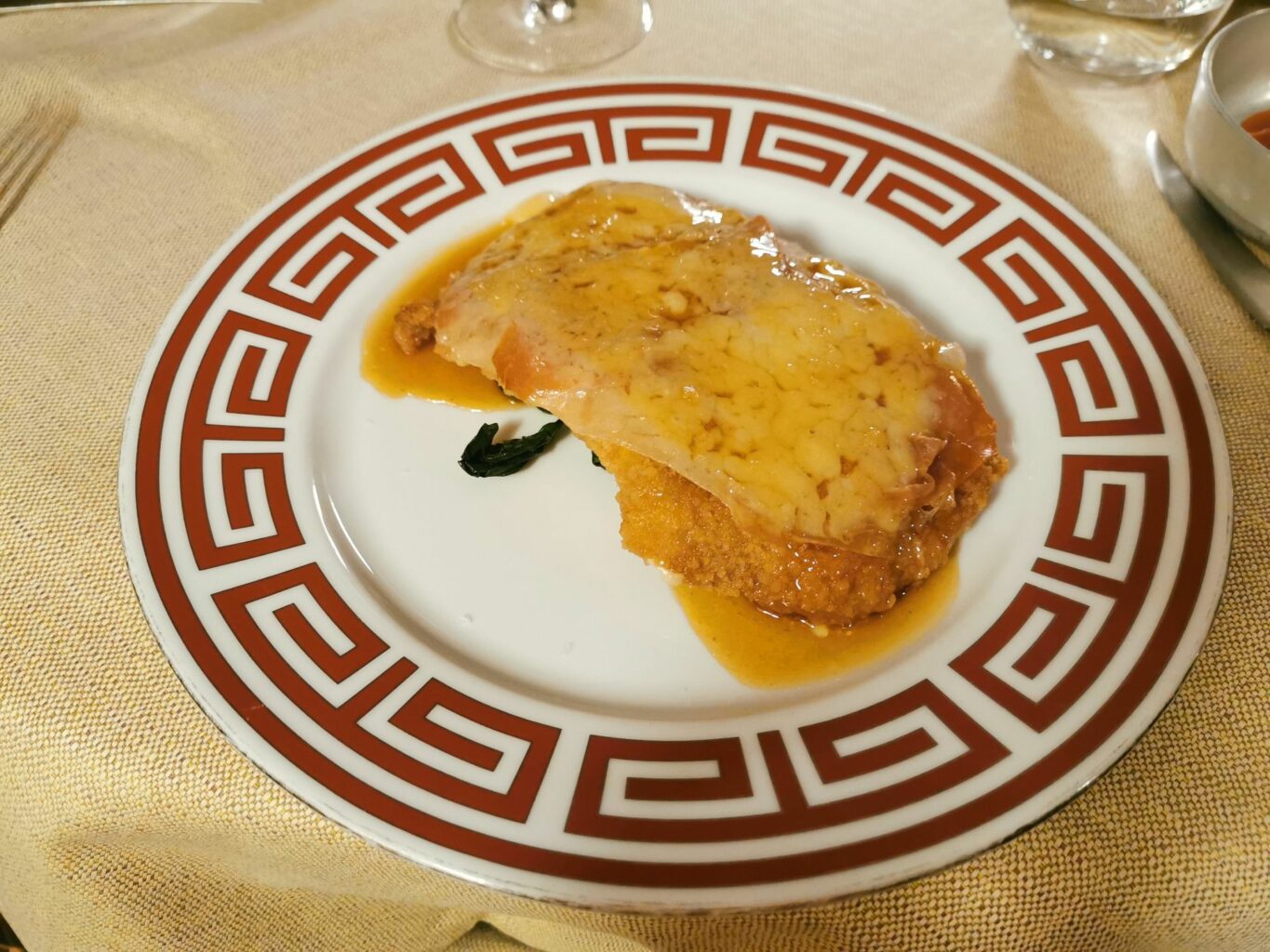 Cotoletta di Vitello alla Bolognese del ristorante Al Cambio.