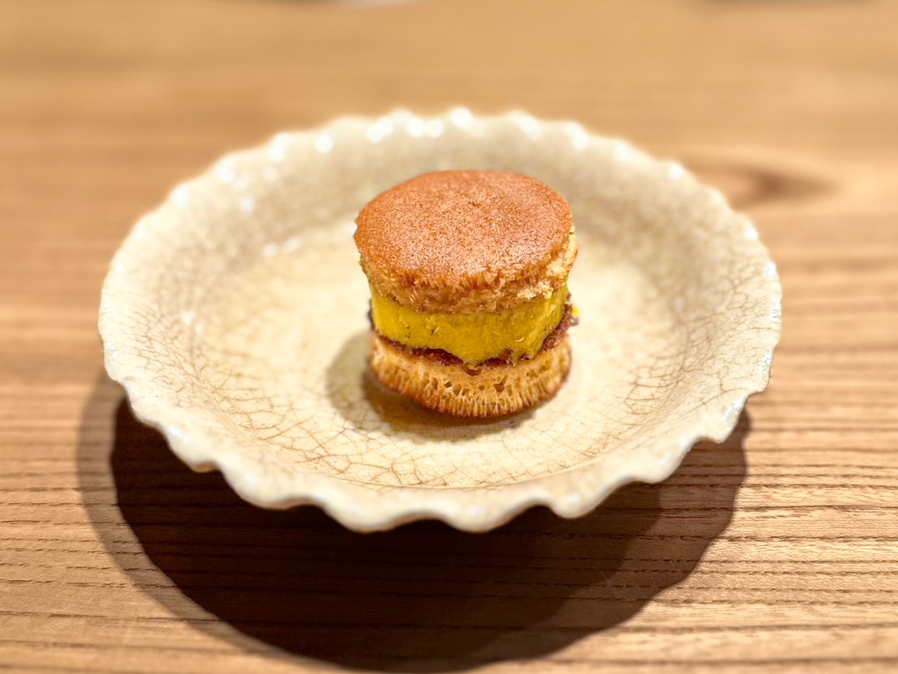 Dorayaki di mais.