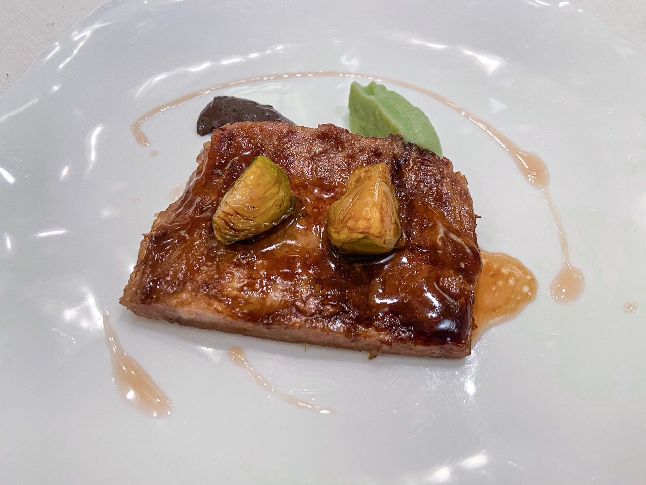 pancetta di maiale iberico del Nerua Guggenheim.