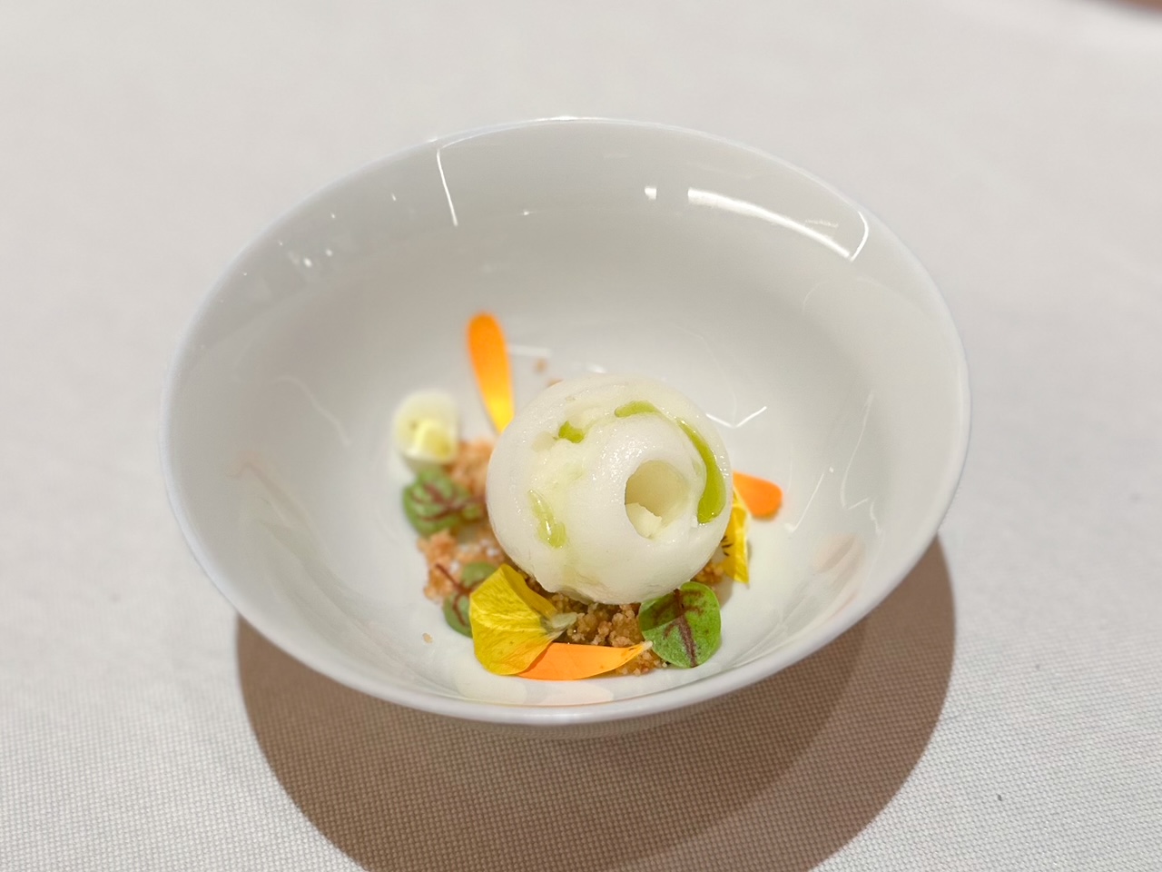 Pre-dessert del ristorante 12 apostoli