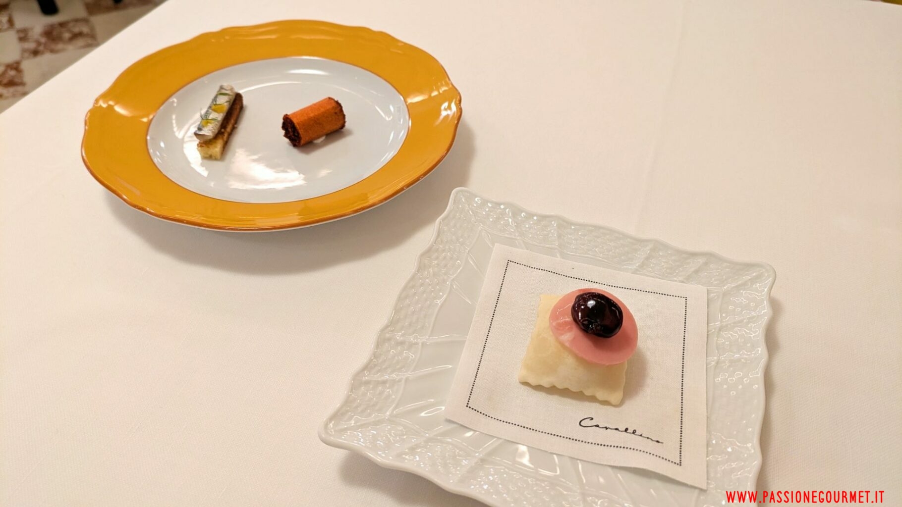 Il benvenuto del ristorante Cavallino.