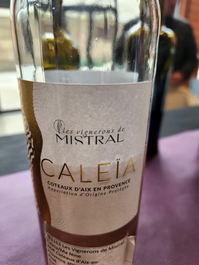 Caleia Rosé Coteaux d’Aix en Provence Les Vignerons du Mistral al concorso di Lione