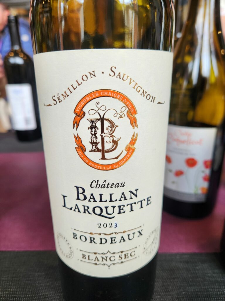 Chateau Ballan Larquette Bordeaux Blanc Sec