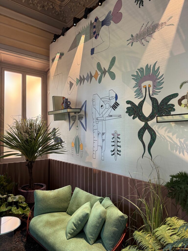 Un esempio dei design presentati alla mostra Elle Decor Alchemica