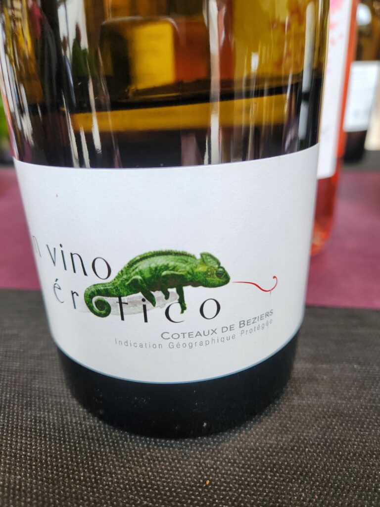 In Vino Erotico Blanc Coteaux de Beziers IGP Alma Cersius al concorso internazionale di Lione