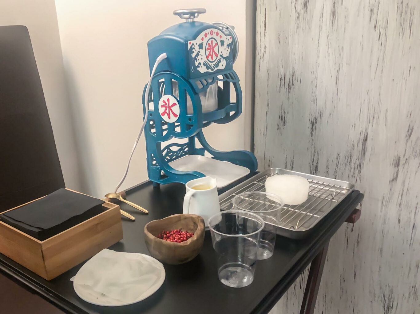Angolo Kakigori del ristorante Piazzetta Milù