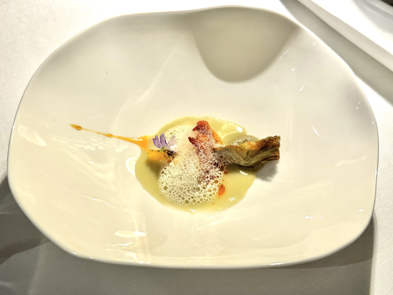 Astice, carciofo, arancio e alloro