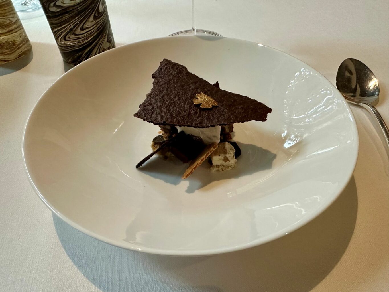 Cioccolato, caramello e tartufo del ristorante Glam