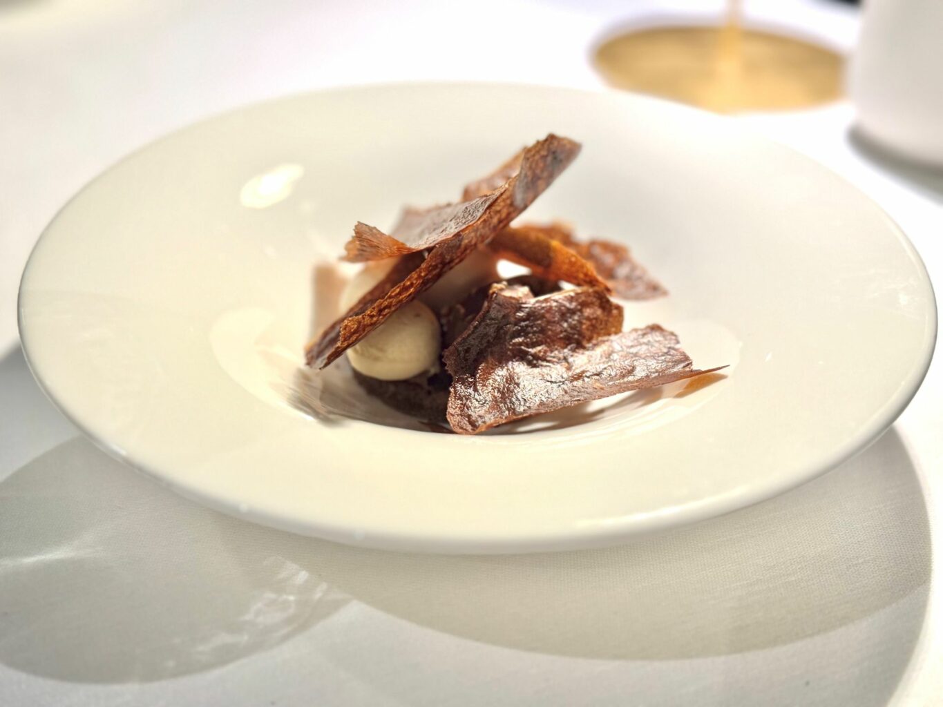 Gavotte, nocciola, cioccolato e caffè del ristorante magnolia