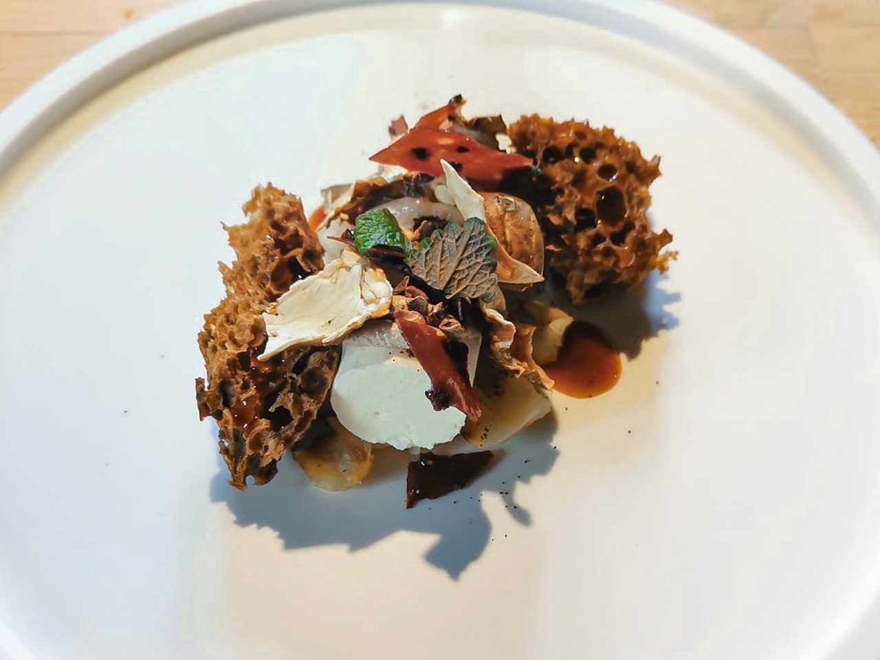 Mascarpone, topinambur e caffè.