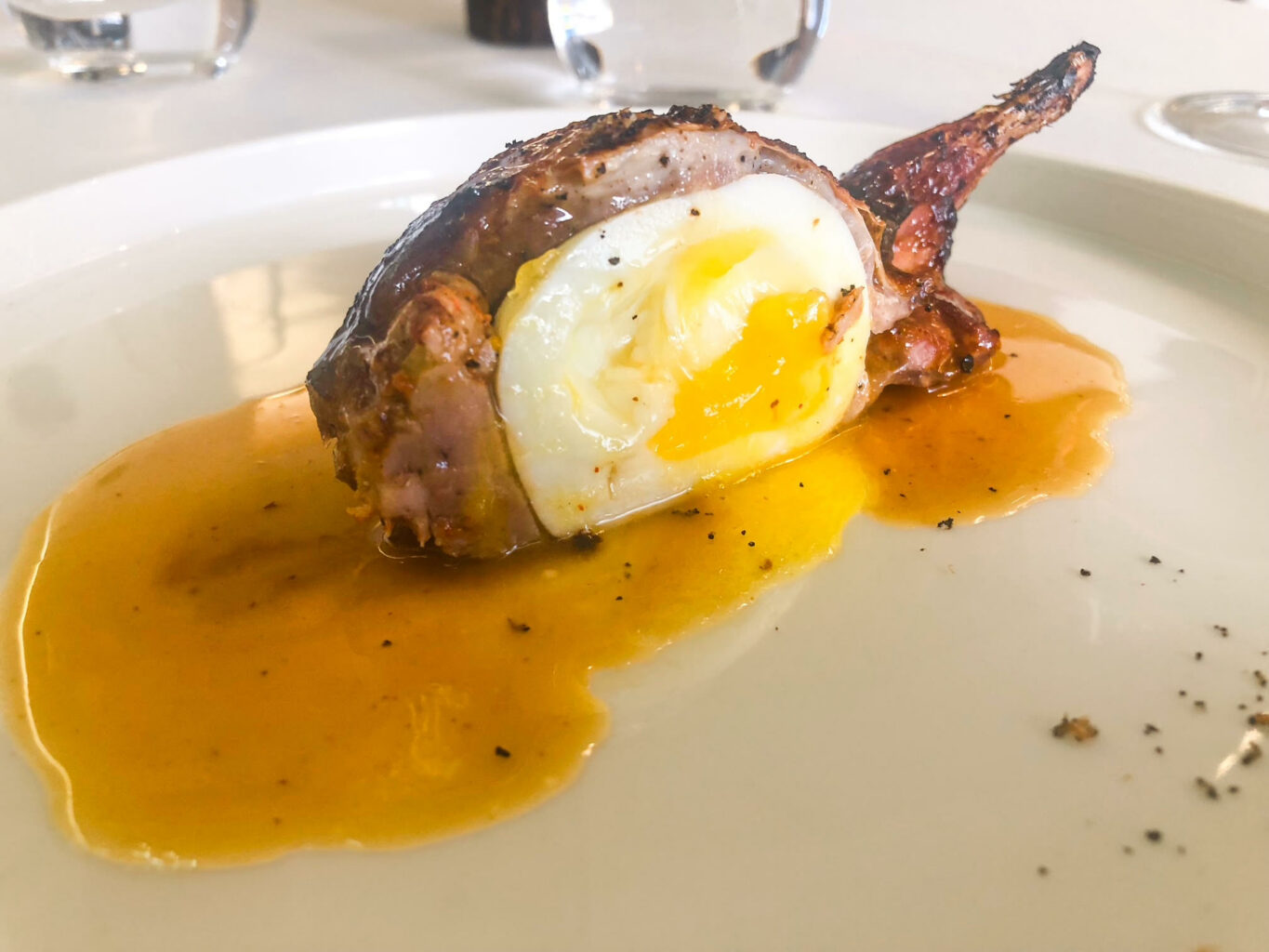 Quaglia porzionata del Ristorante Piazzetta Milù