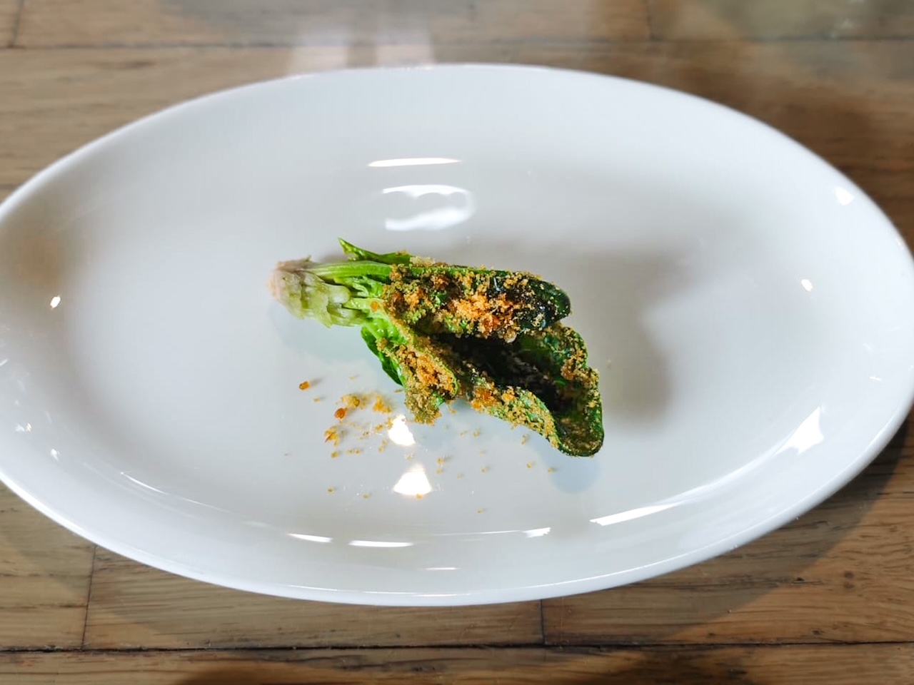 Spinacino e bottarga