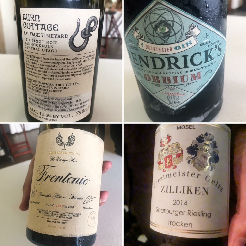 I vini in abbinamento