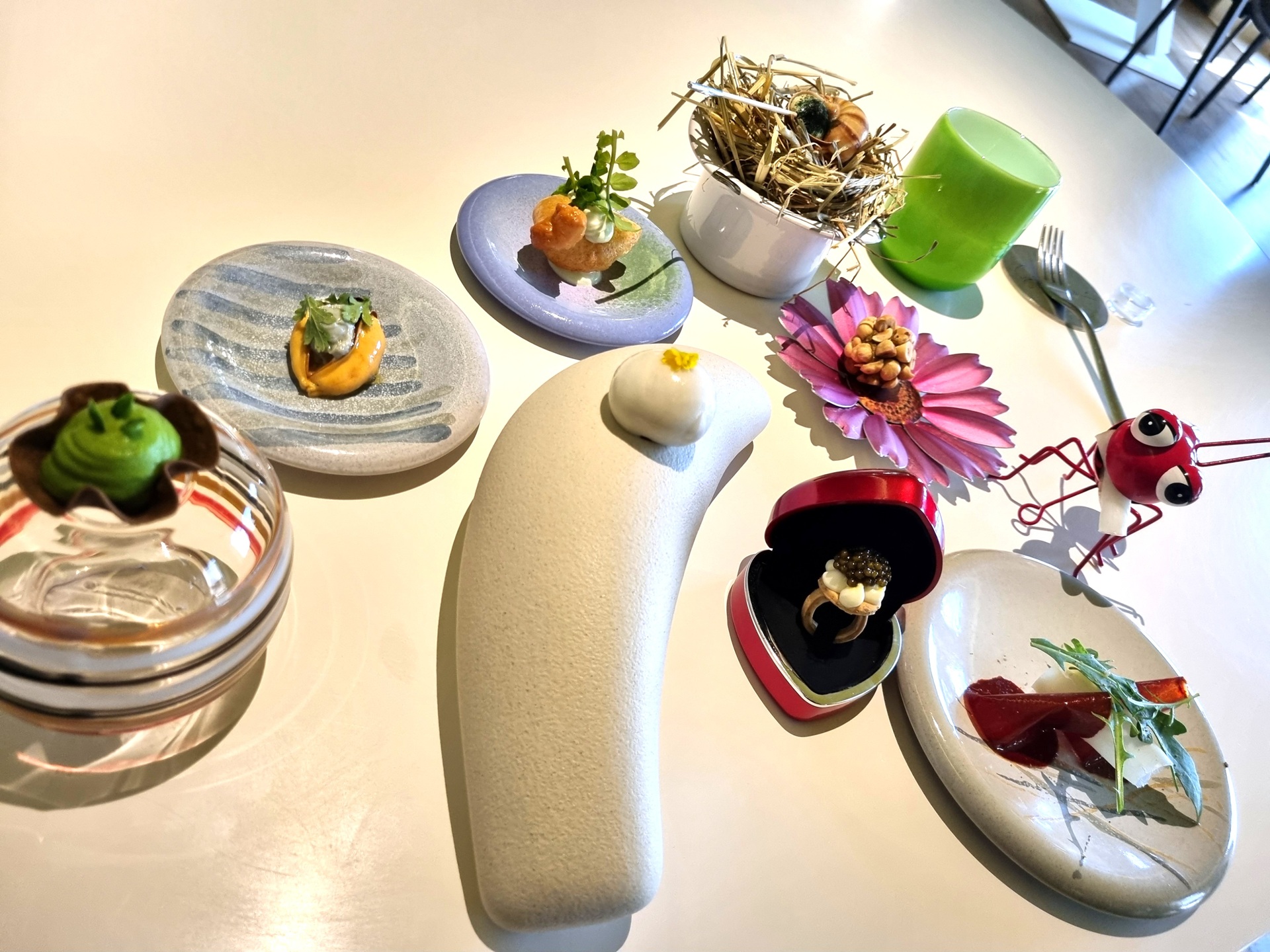 Benvenuto della cucina del ristorante Aqua Crua.