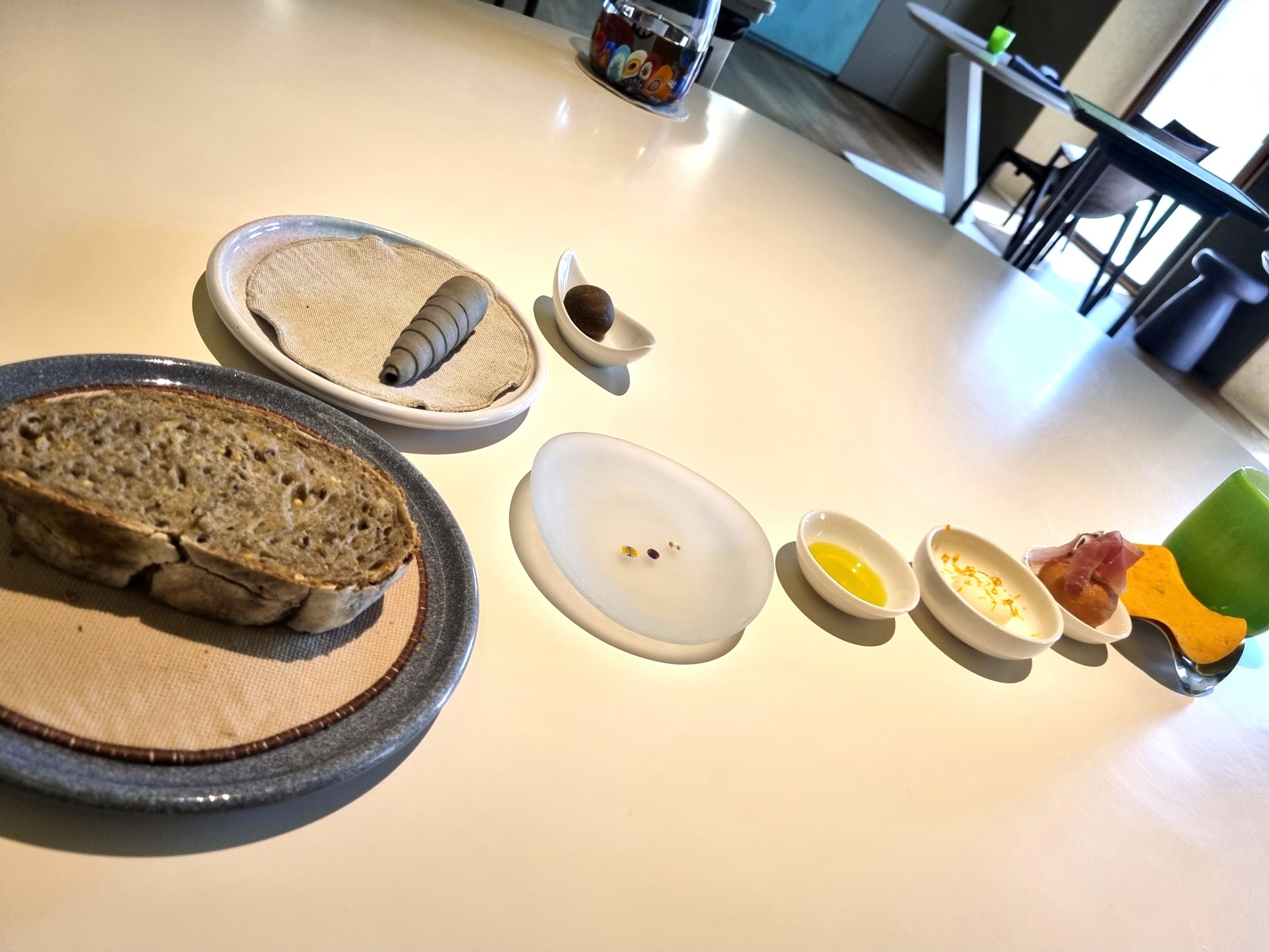 Pane del ristorante Aqua Crua.