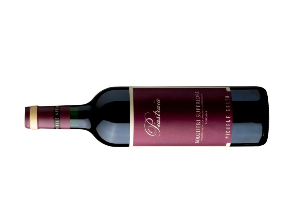 Il vino di Michele Satta dedicato alla degustazione di Piastraia e Oratorio di San Lorenzo.