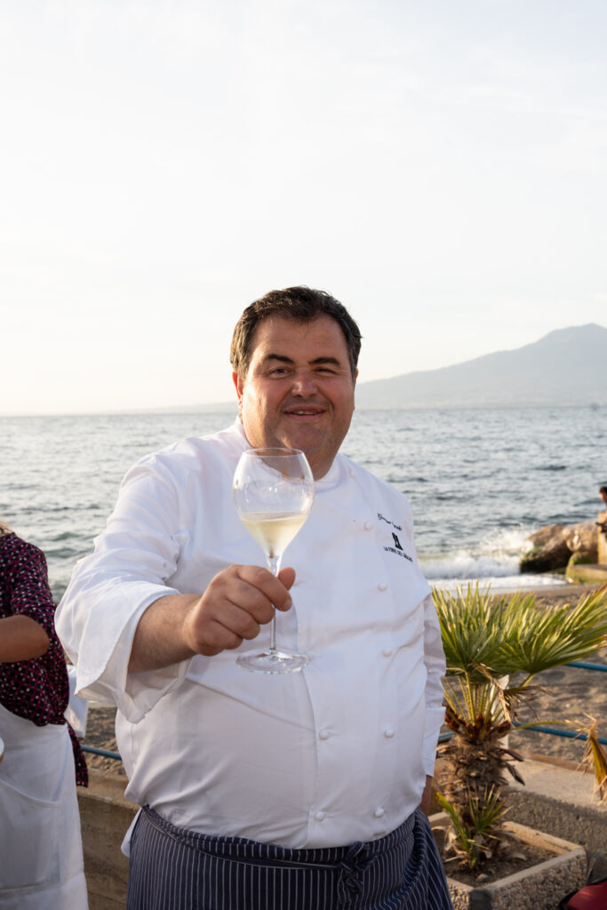 Lo chef Gennaro Esposito alla Festa a Vico.