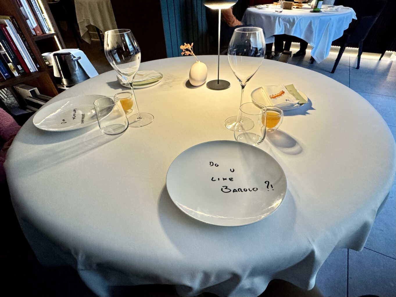 La Mise en place del ristorante Autem*