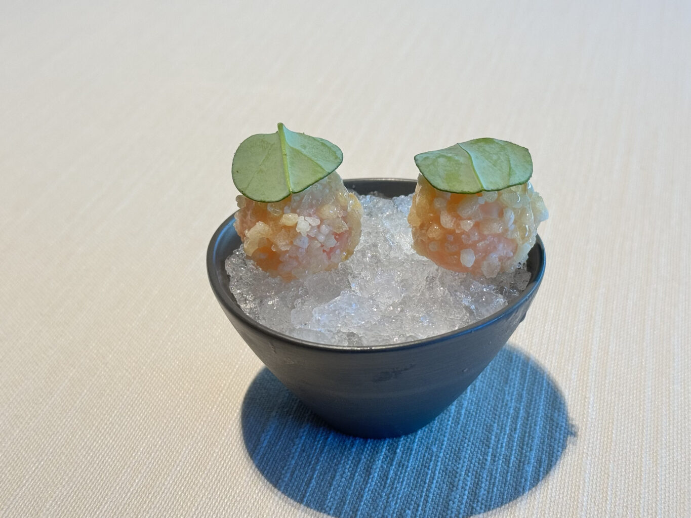 Spritz frizzante e foglia d’ostrica.
