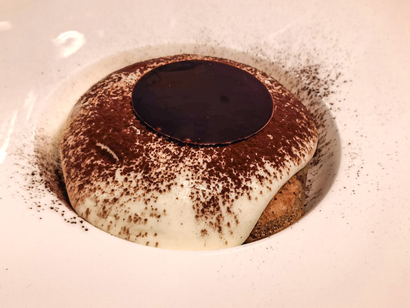 Tiramisù della pizzeria Confine