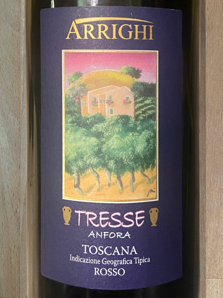 Tresse, una cuvée di Sangiovese, Syrah e Sagrantino della cantina Arrighi.