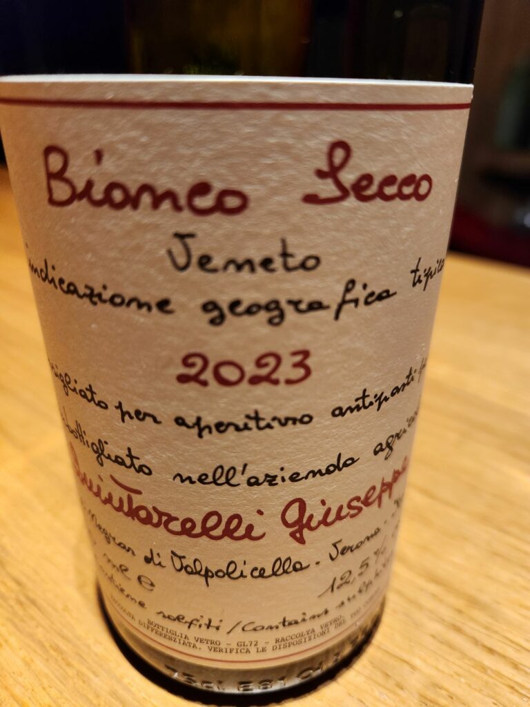 Bianco secco 2023 della cantina Quintarelli