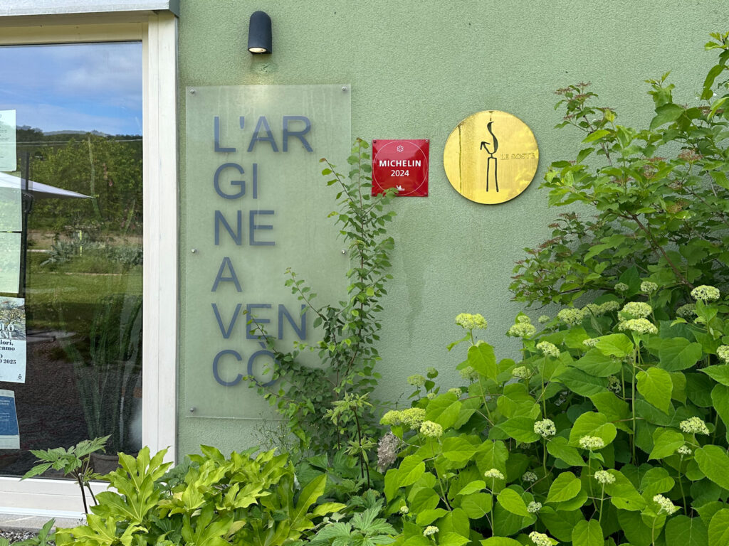 Ingresso del Ristorante l'Argine a Vencò