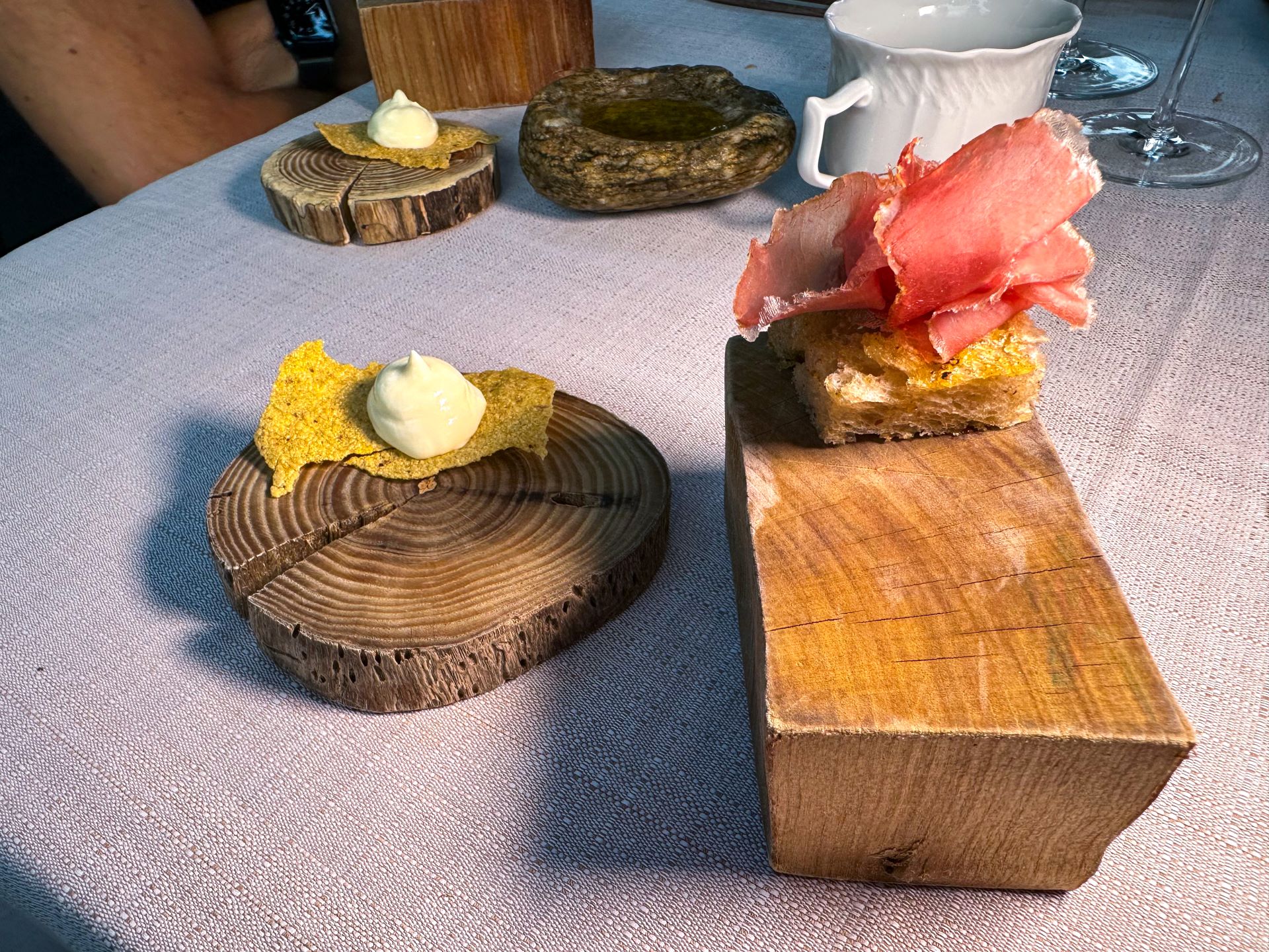 Gli altri amuse bouche dell'agriturismo Ferdy