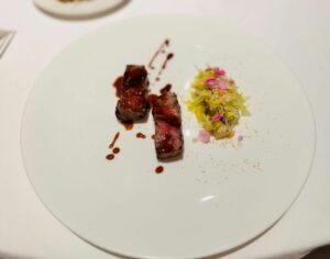 Il wagyu del ristorante Atto di Vito Mollica