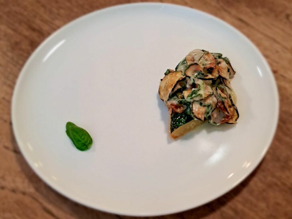 Zucchina alla Nerano del ristorante Dina.