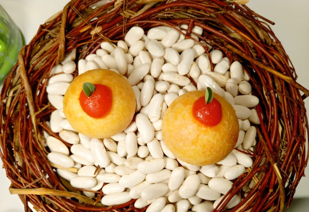 Pallotta cacio e ova della locanda mammì.