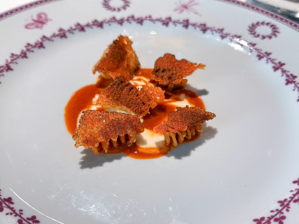 La Genovese del menù Miseria e Nobiltà dell' Osteria Francescana