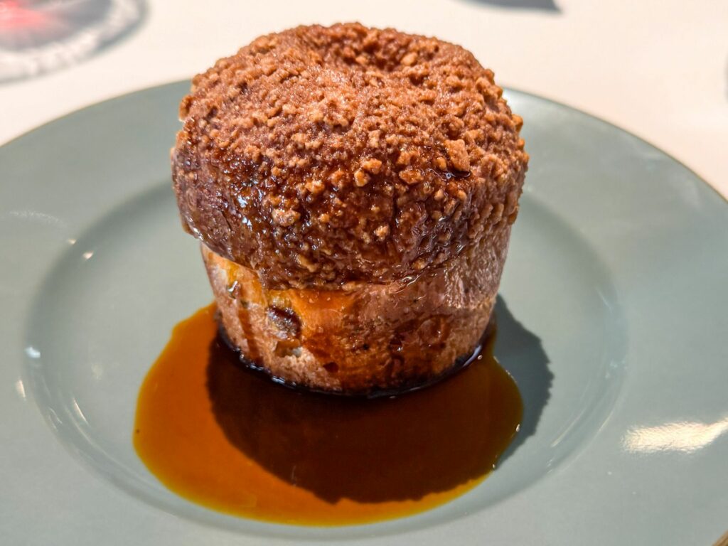 Il panettone in accompagnamento all'anatra