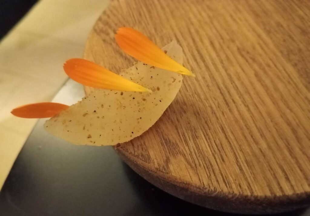 Pera, sherry e fava tonka.