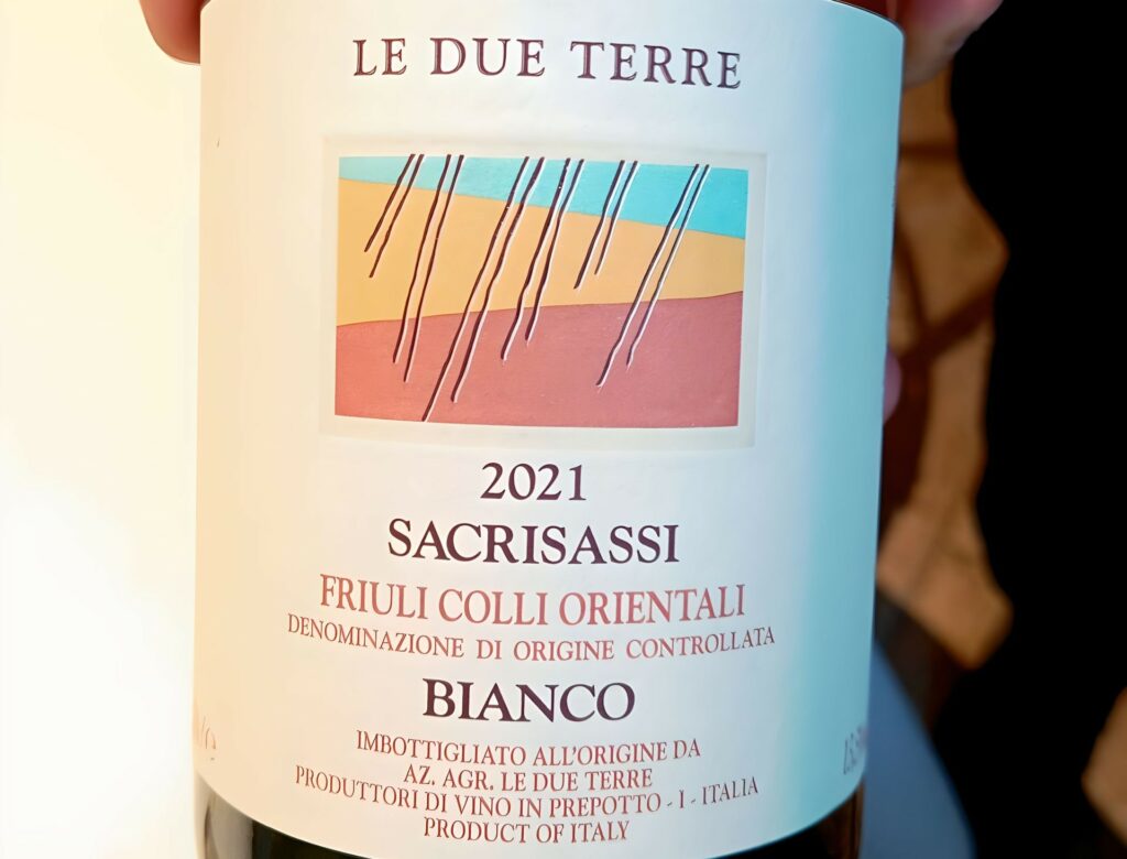 Passaggio del wine pairing alla locanda mammì.